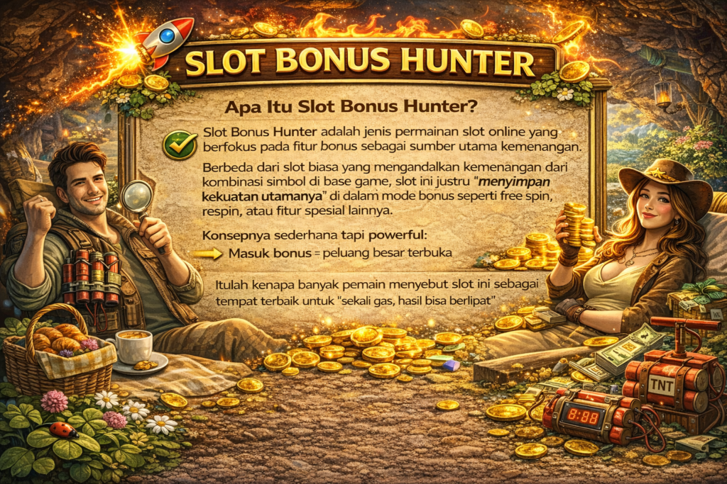 💥 Slot Bonus Hunter: Strategi Ngejar Momentum untuk Hasil Maksimal dalam Satu Bonus